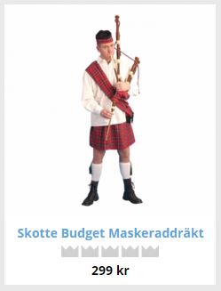 skotsk kilt maskerad